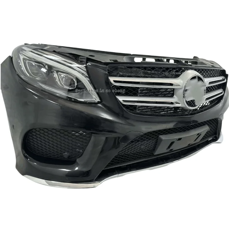 High Quality GLE W166Front  Sport Face Assembly Intake Grille Front Nose Bumper Radiator Set for