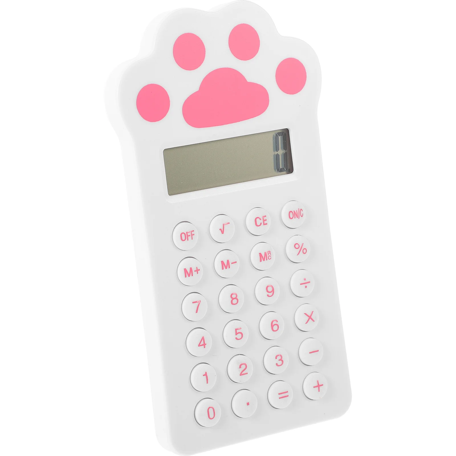 Solar Cartoon Portable Calculator Small Size Pocket Calculator for Students Office Arithmetic Calculation