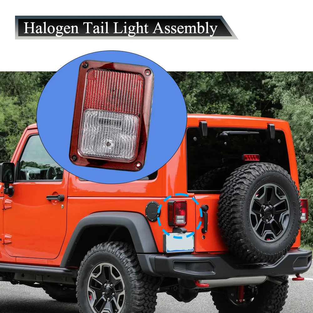 

Галогенный задний фонарь в сборе 55077891AE 55077890AE для Jeep Wrangler JK 2007 2008 2009 2010 2011 2012 2013 2014 2015 2016 2017