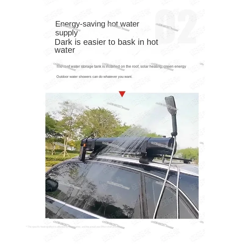 

Roof Pressurized Water Tank Solar Heating Self Driving Showerhorizontal Flatbed Water Tank Bag