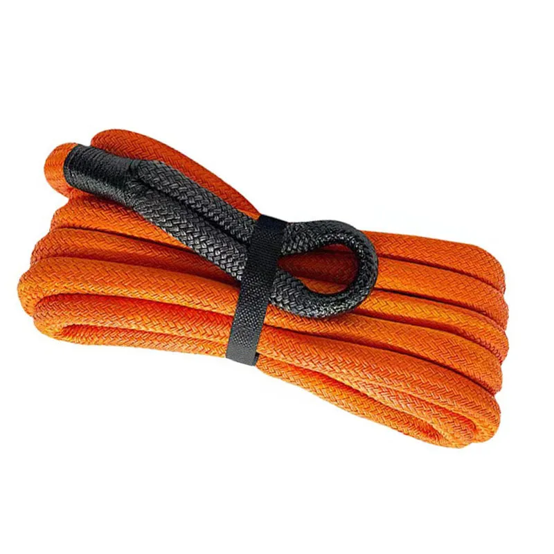 17T Nylon Traction Rope Outdoor Off road Rescue Trailer Power Recovery High Strength Traction Trailer Rope