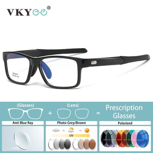 VICKY conducción al aire libre gafas para miopía monturas de gafas deportivas multifocales progresivas prescripción personalizable fotocromática 18076