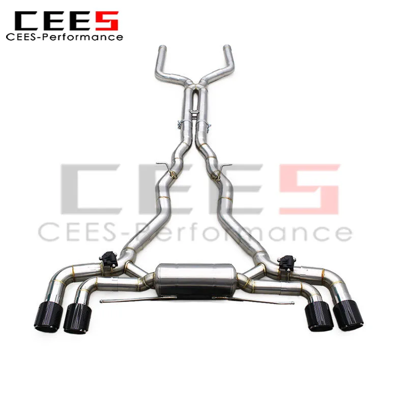CEES Catback Exhaust System With Valve Control for BMW M8 Gran Coupe F93 Four Door 4.4T 2019-2024 SS304 Car Exhaust Pipe Muffler