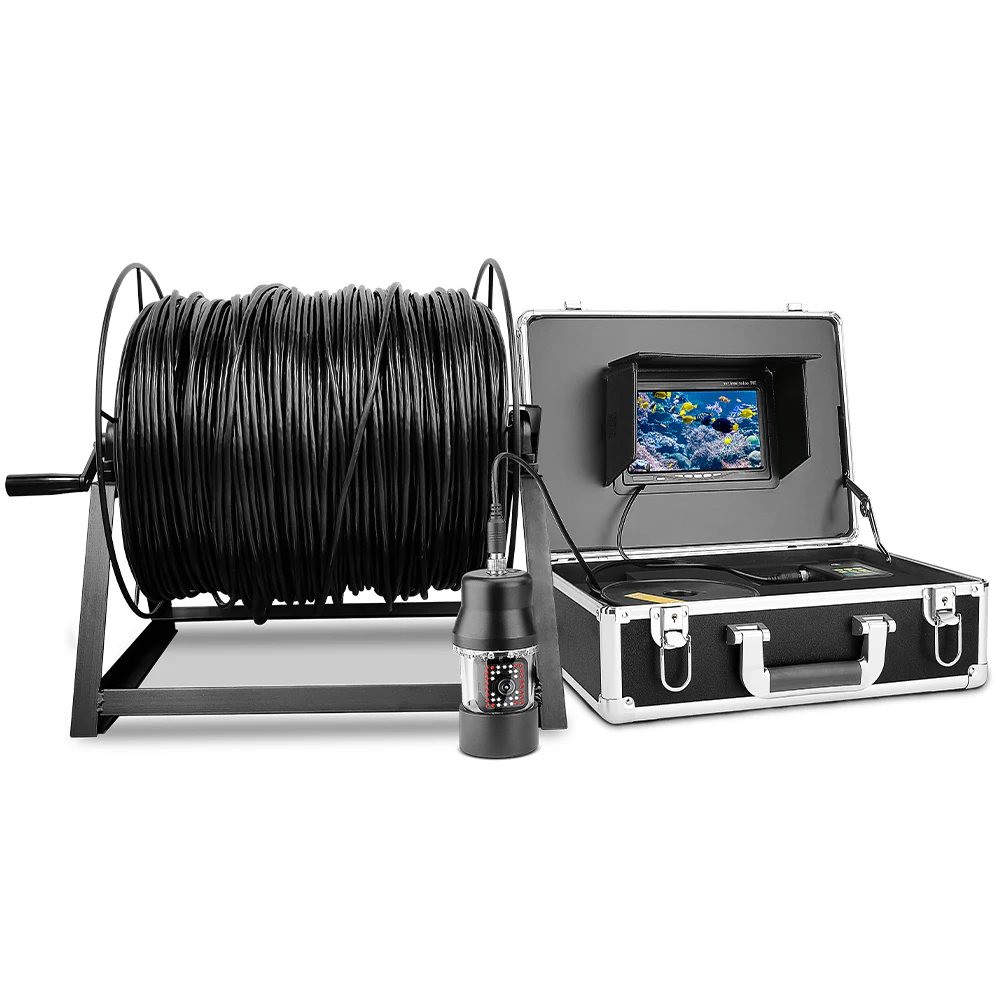 7 Inch Screen 500 Meters 360 Degree Rotating Underwater Fishing Video Camera Monitoring System