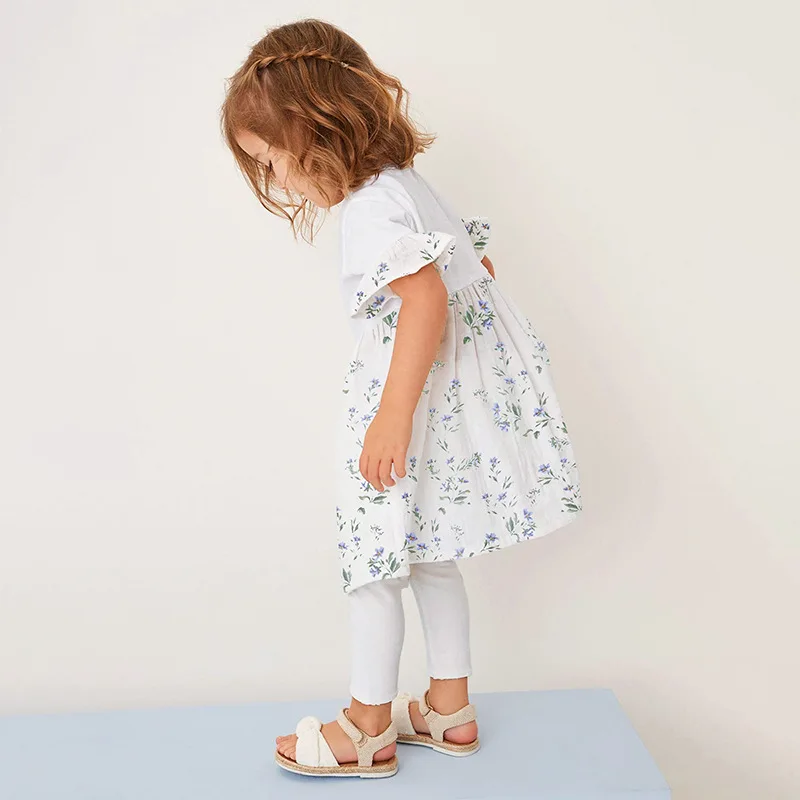 

Girls' Short Sleeve Skirt Pants Set Trendy Children's Clothing Summer Children's Printed Pants Set