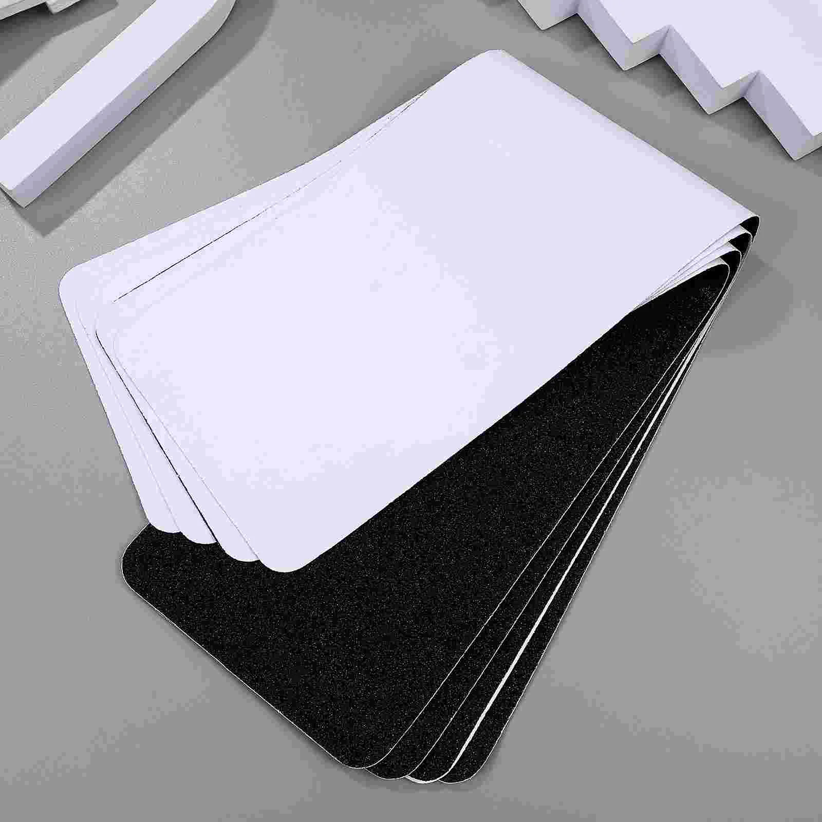 4 Pcs Waterproof Tape Anti-slip for Stairs Non-slip Treads Black Skid