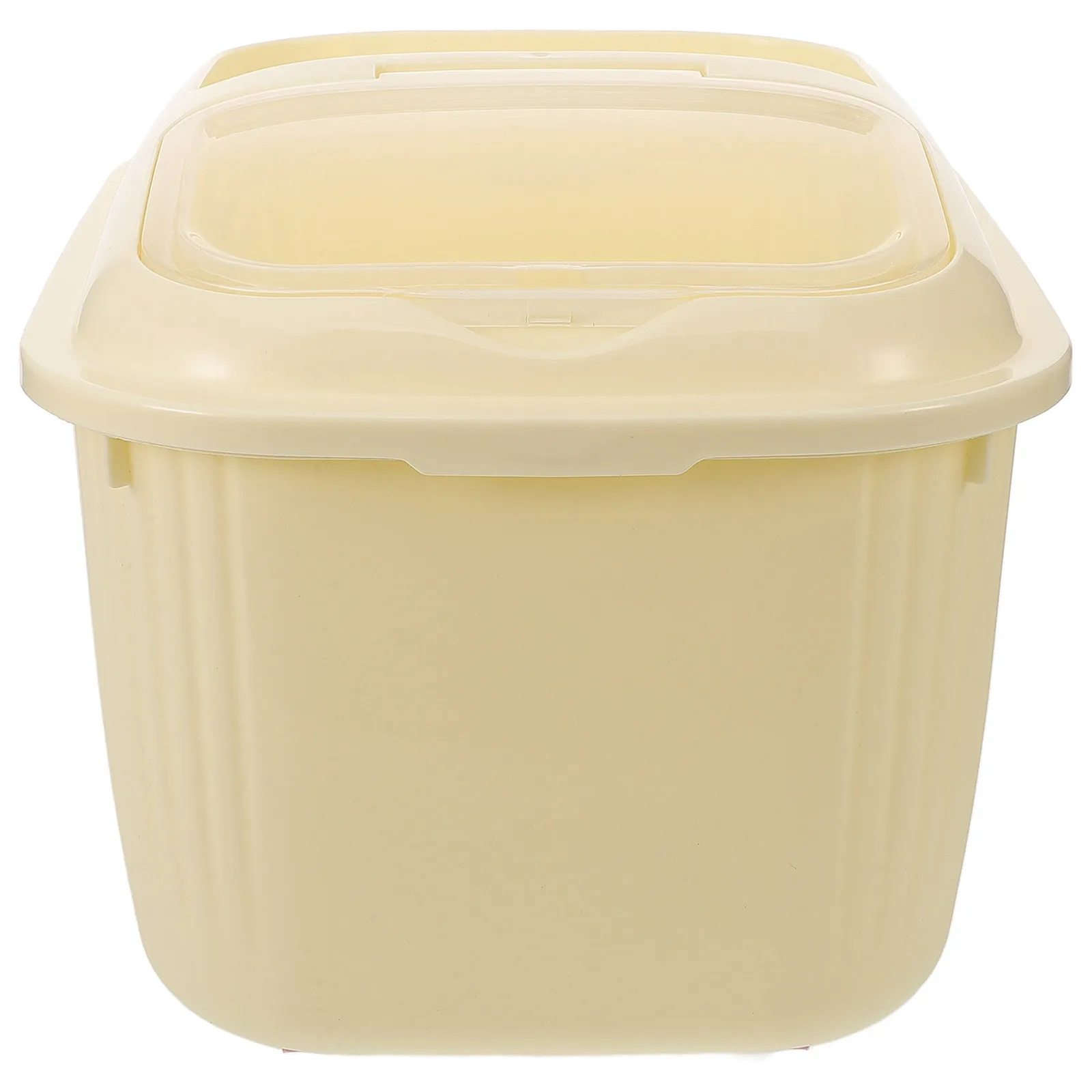 

Большой герметичный контейнер для хранения риса с прозрачной крышкой для кухни - влагонепроницаемое ведро для круп с герметичной крышкой