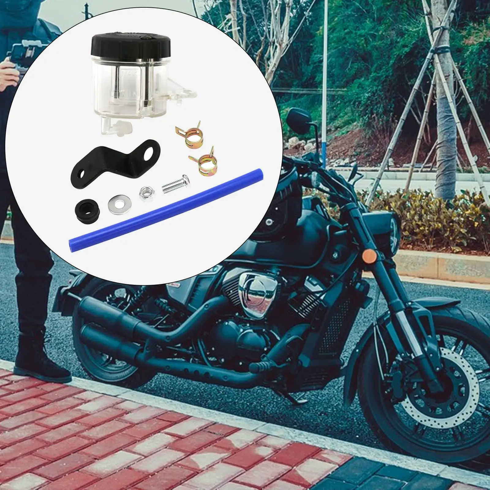 

Резервуар для масла, бутылка для жидкости, передний с кронштейном, дропшиппинг, резервуар для тормозной жидкости