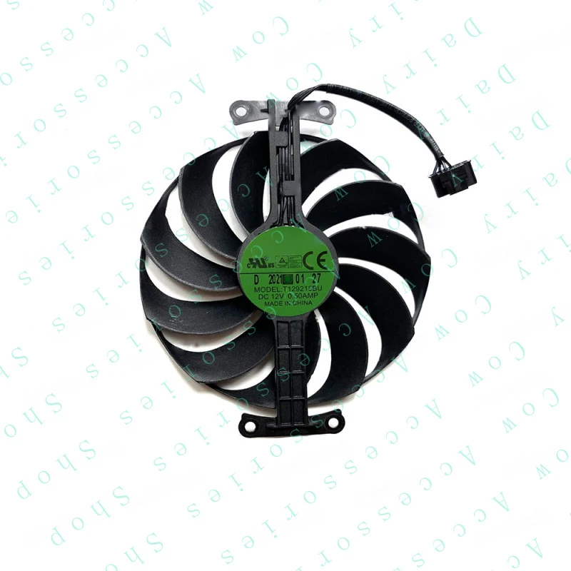 PP+Compatible For ASUS GTX1650 PHOENIX ITX 12V 0.50A T129215BU Graphics Fan