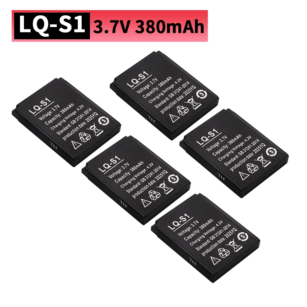 

3.7V 380mAh LQ-S1 Smart Watch Battery lithium Rechargeable Battery For Smart Watch QW09 DZ09 W8 Universal Watch Battery