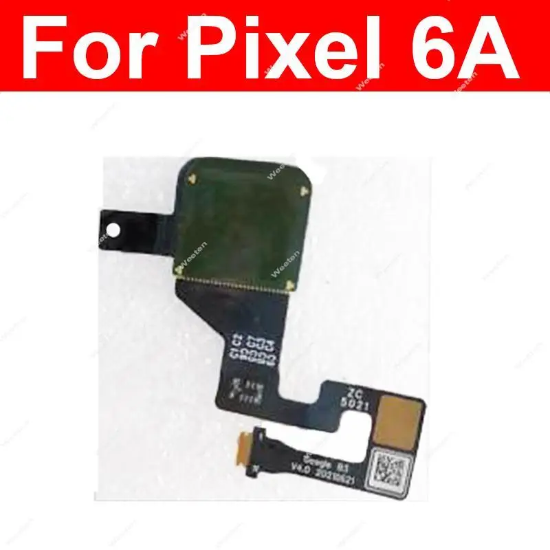 For Google Pixel 6 7 6A 7Pro Under Screen Fingerprint Sensor Flex Cable Home Key FingerPrint Sensor Flex Ribbon Repair Parts