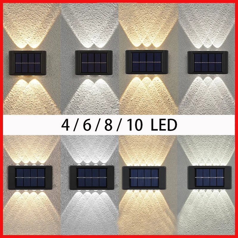 

Solar Light Waterproof Solar Led Light Outdoor Sunlight Lamp for Garden Street Landscape Balcony Decor Solar Wall Lamp Outdoor