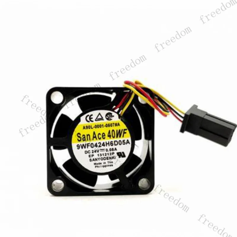 

HTS 24V 0.08A Fan for Fanuc A90L-0001-0551 # A 9WF0424H6D05A 3-pin 40*40*20mm