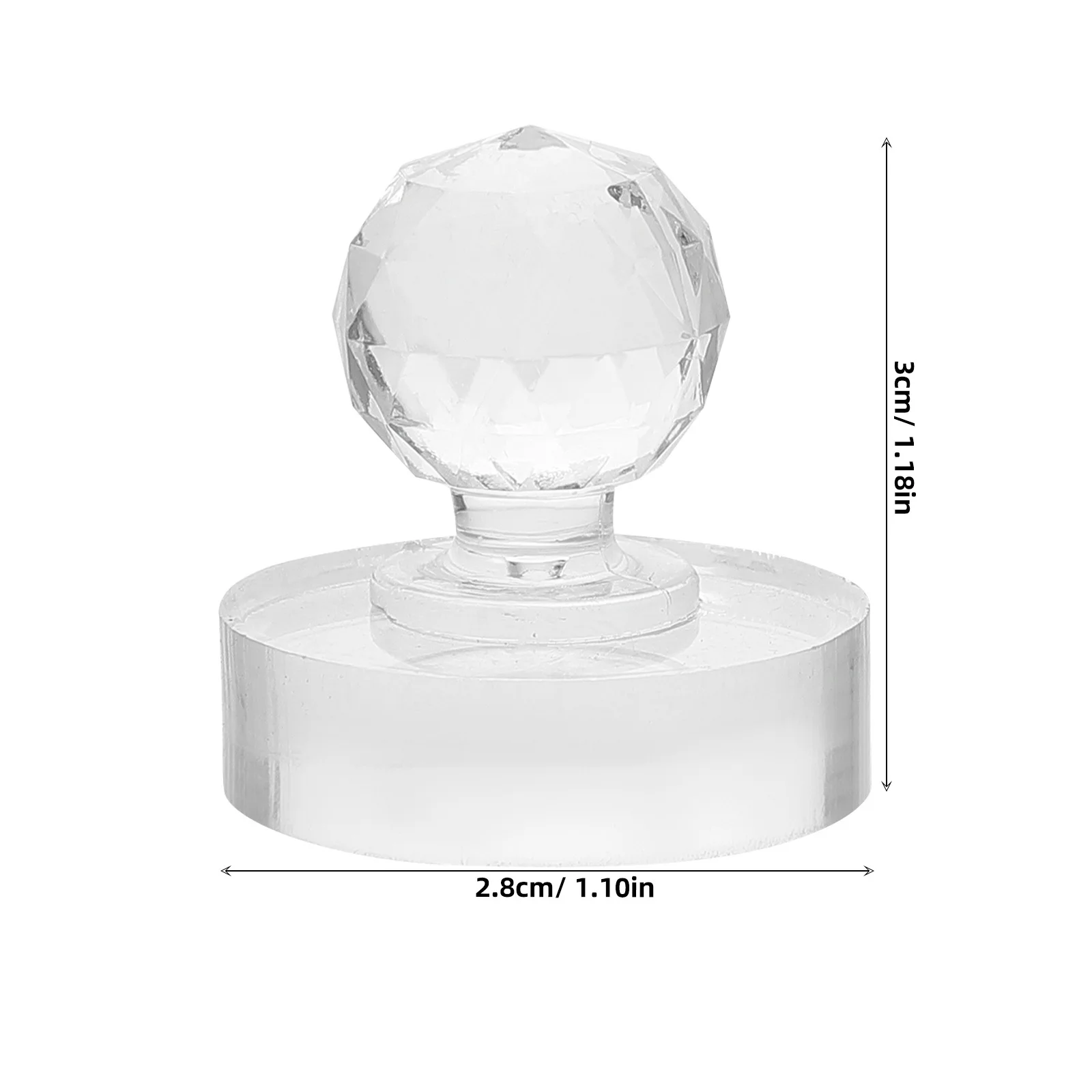 2 pçs manual de moagem muller claro pequeno pilão para acrílico aquarela pintura a óleo mistura artista ajudante texturizado ferramentas arte