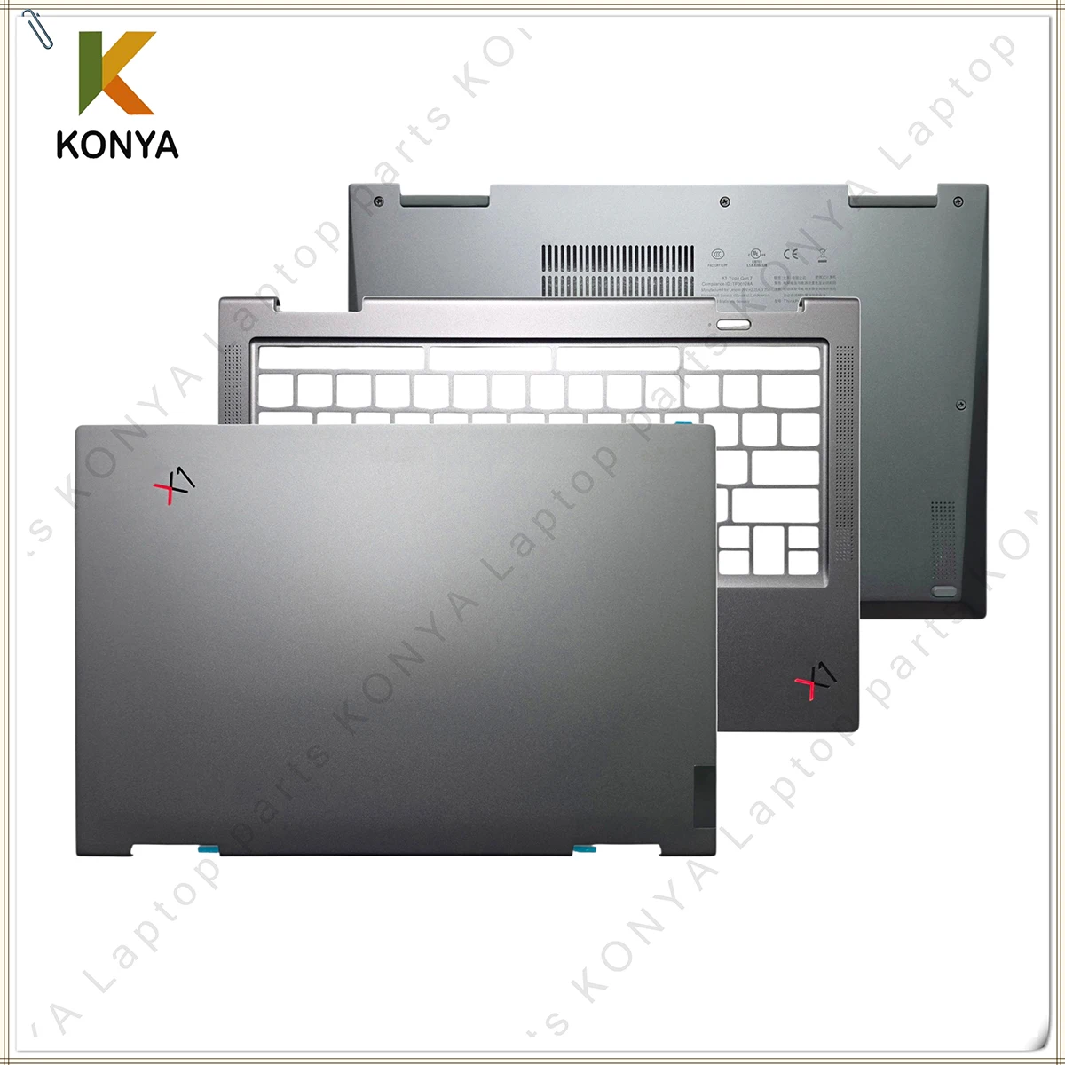 

New Original For Lenovo Thinkpad X1 Yoga Gen 7 2022 Series Laptop LCD Back Cover/Front Bezel/Palmrest/Bottom Case/Parts