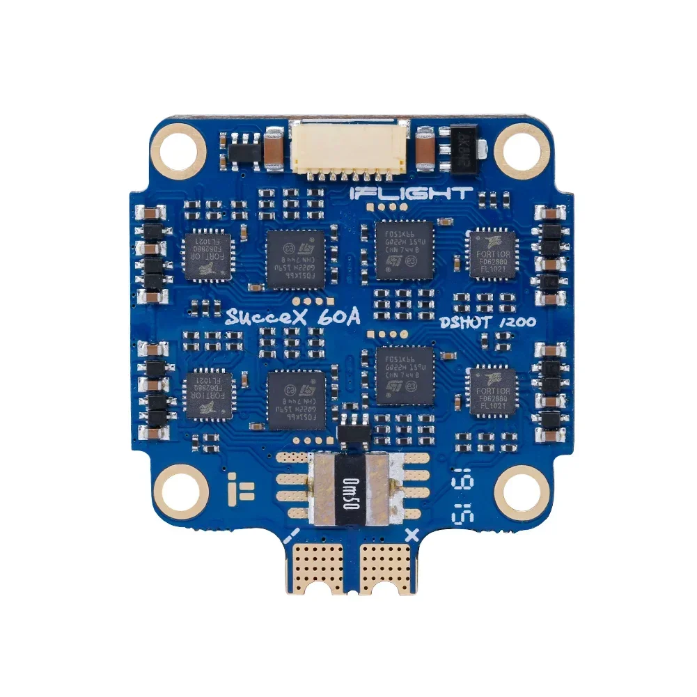 iFlight SucceX 60A Plus V2.1 2-6S BLHeli_32 32bit 48mHz 4-in-1 STM32F071 MCU, Metal MOSFET, TDK MLCC ESC speed controller 30.5MM