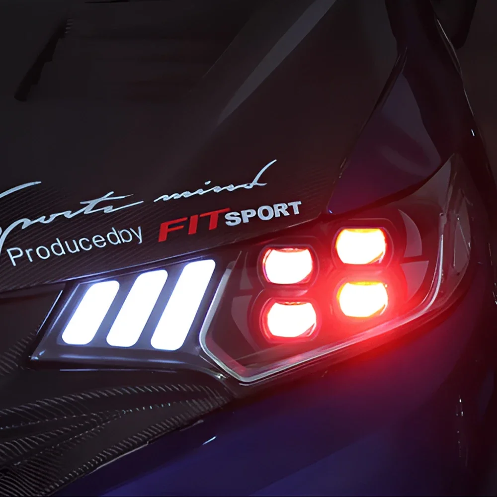 Auto Headlights For Honda Fit GK5 2014-2020 LED Car Front Lamps Assembly Upgrade Mustang style 4 Projector Lens Tool Accessories