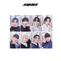 KPOP 8 pz/set ATEEZ nuovo Album THE WORLD EP.2 OUTLAW Makestar LOMO Card Hongjoong Seonghwa Yunho Yeosang carta fotografica cartolina regalo