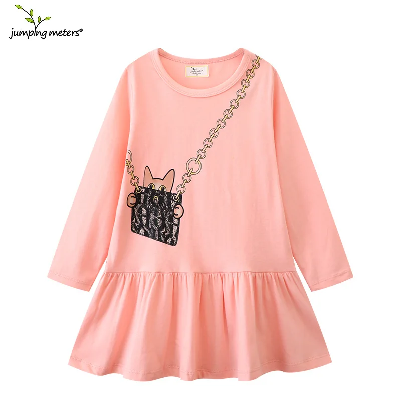 

Children's Spring and Autumn New Girls' Long Sleeve Printed Dress Children's Long Sleeve Dress Distribution