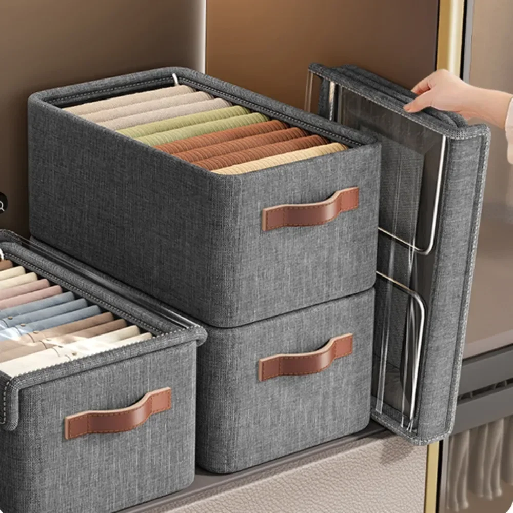 

# l Boîte de tri de vêtements pliante avec poignée