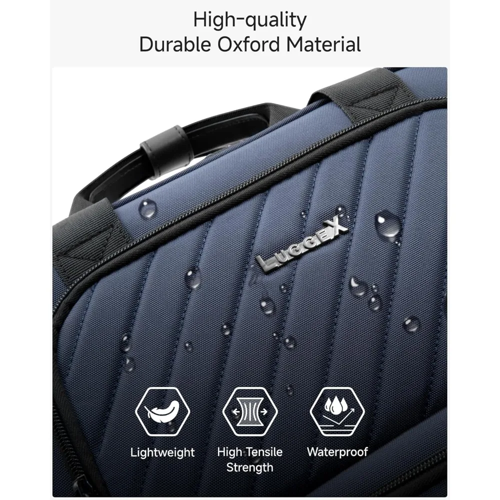 Lightweight Soft Sided Spinner Personal Item Underseat Carry-On Luggage - Stylish Suitcase for Air Travel