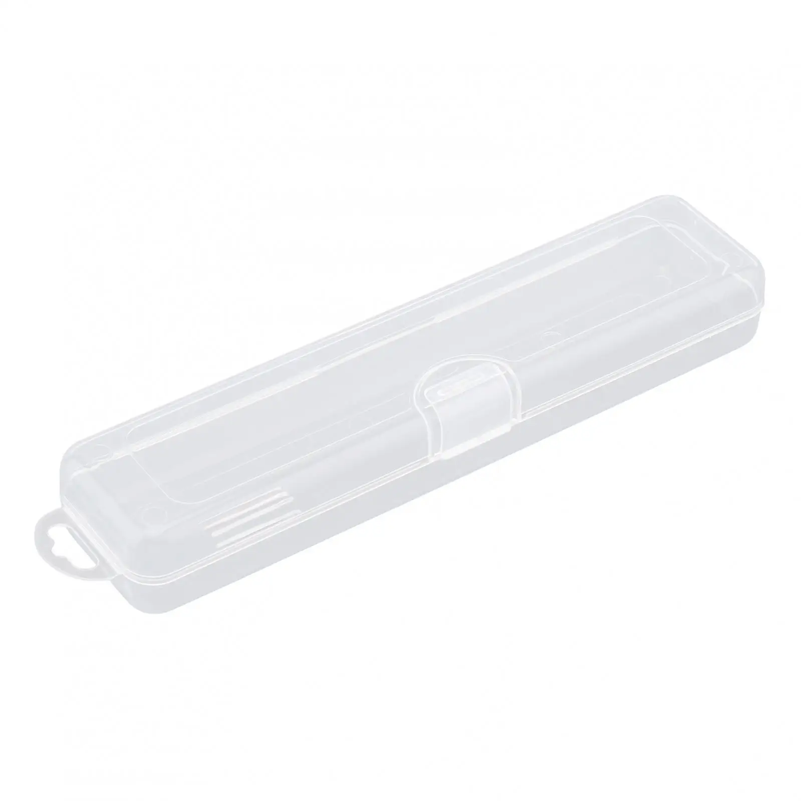 Transparent Flip Portable Internal Length Tableware Storage Box for Cutlery Kit Travel Tableware Case