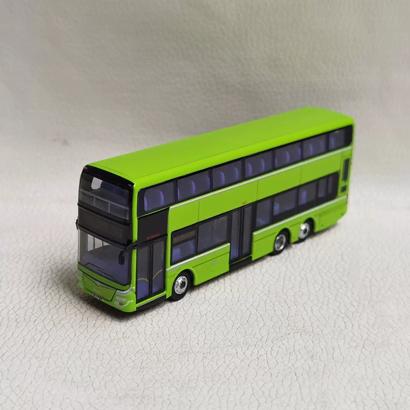 1:120 Scale A95 Singapore Bus 966 SG Simulation Alloy Car Model Diecast Toy Collectible Ornaments