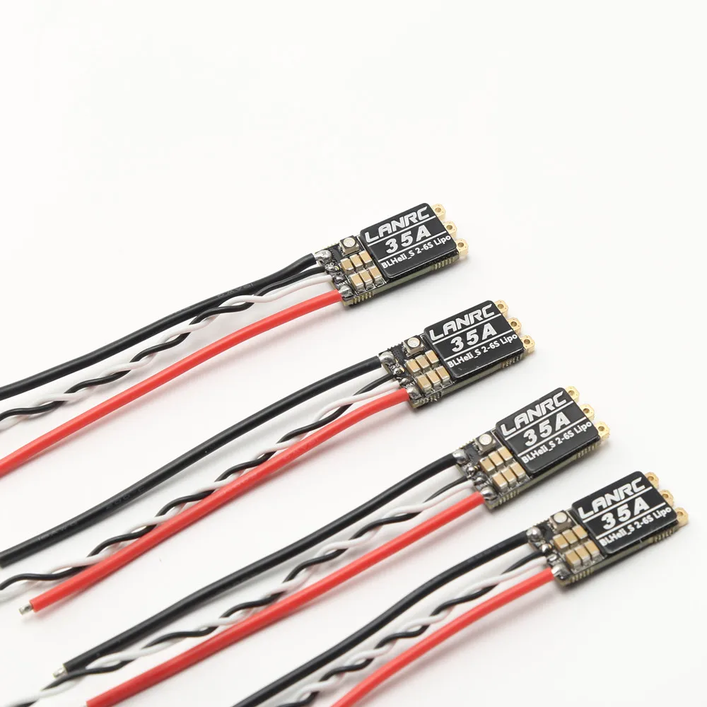 35A/45A BLHeli_S 2-6S Lipo LANRC ESC Built-in Programmable RGB LED D-Shot 150/300/600 ONESHOT125 For QAV RC FPV Quadcopter