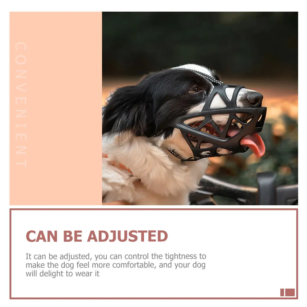 

Adjustable Basket Anti-Bite Outdoor Breathable Tpr For Medium Large Dogs Puppy Mouth Cover Anti-Barking Pet Mask Head Walking