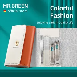 MR.GREEN Fashionable Manicure Sets Personal Care Tools Stainless Steel Travel Kits Nail Clippers Eyebrow Tweezer