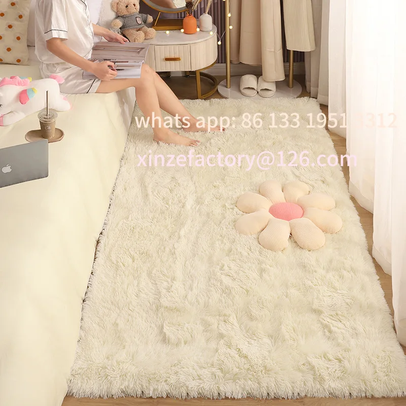 

Carpet, living room, dirt-resistant, easy-to-care coffee table blanket, girl's plush thickened bedroom bedside blanket