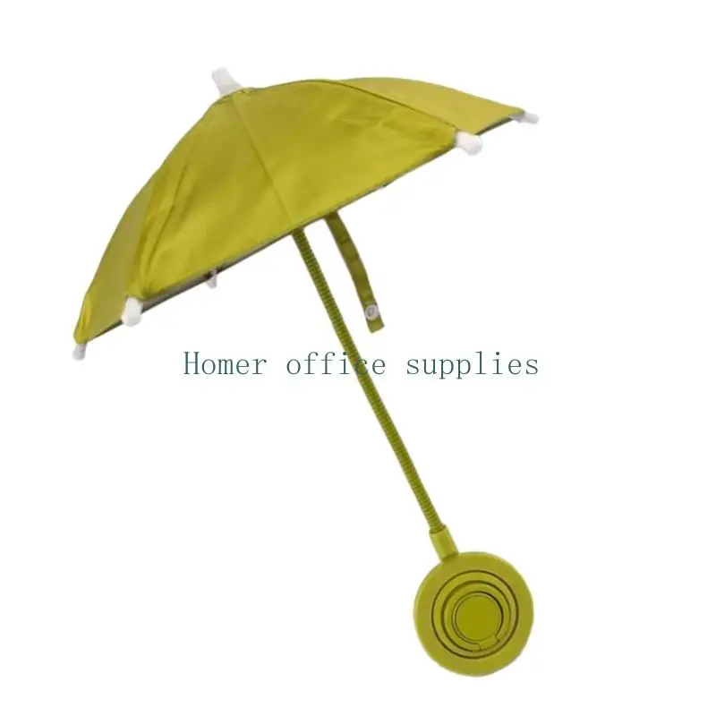 K43B 360 Rotation magnetischer Handy-Regenschirm, blendfreier Sonnenschutz, verstellbar