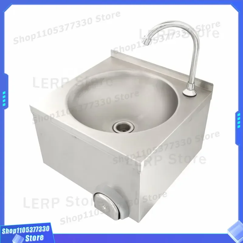 Stainless Steel Wall Mounted Sink Single Bowl Handmade Medical Hospital Wash Basin Hot Water Single Hole Cheap Price Durable