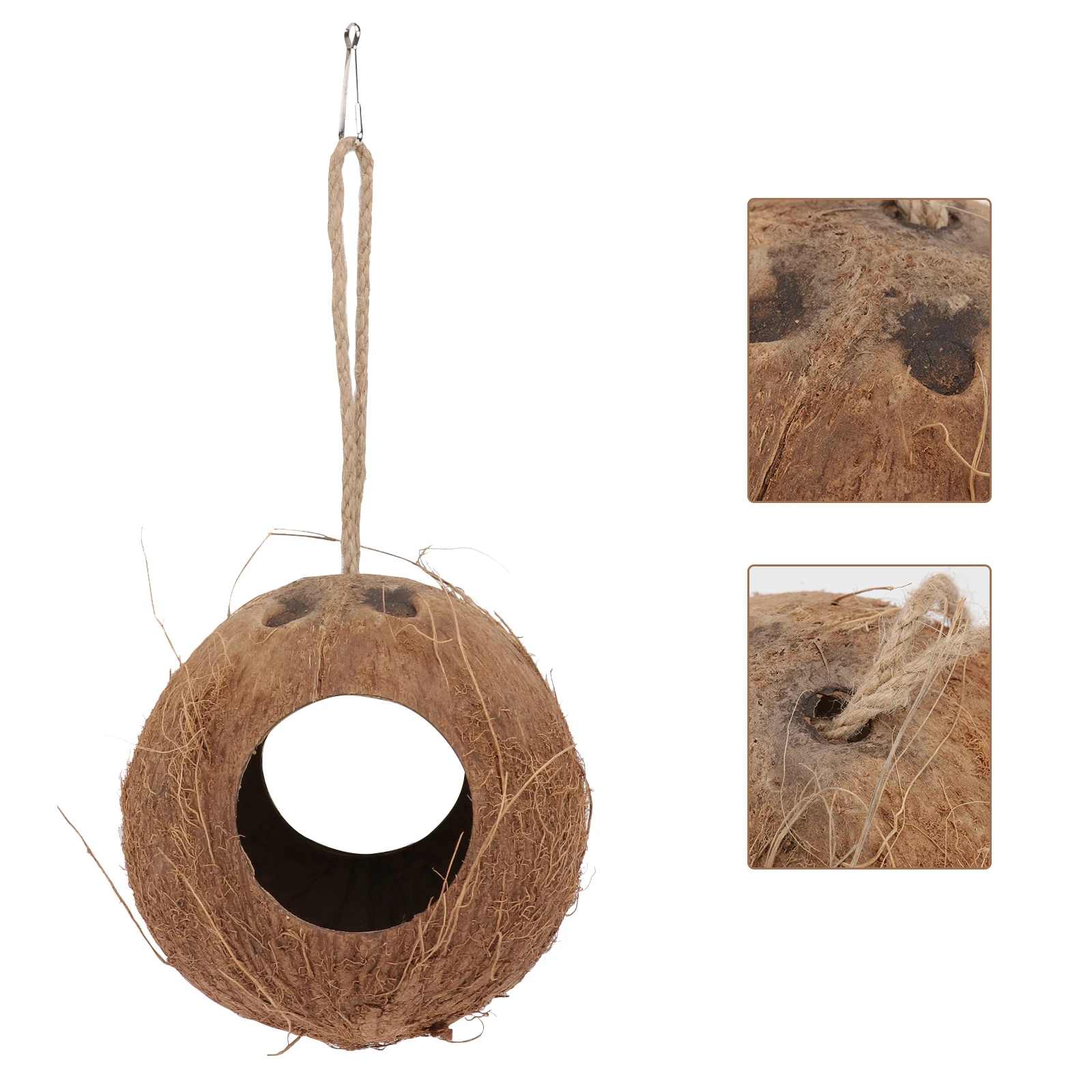 

Multifunction Nest Birds Eating Bowl Birds Sleeping Nest Birds Parrot Feeder Natural Pet Nest