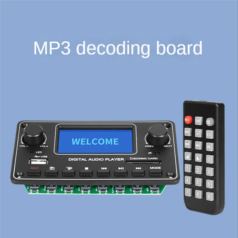 وحدة مشغل MP3 LCD 28X64 عرض لوحة فك ترميز الصوت الرقمي بلوتوث TDM157 USB SD BT FM لمضخم الصوت المنزلي للسيارة