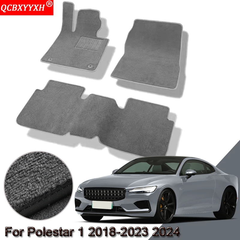 

Custom Car Floor Mats For Polestar 1 2018-2023 2024 Waterproof Non-Slip Floor Mats Internal Protection Carpets Rugs Accessory