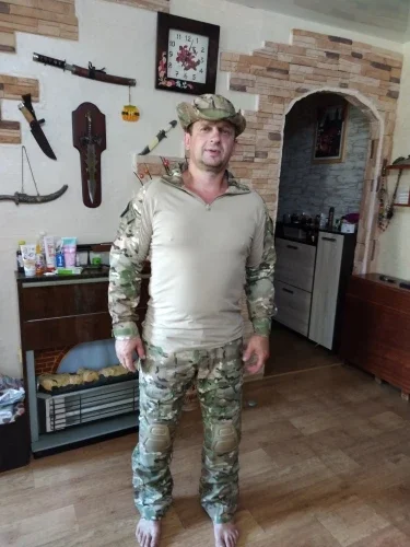 Outdoor Uniform Taktische Hemd Wasserdichte Kleidung Tops Tragen Widerstand Airsoft Camo Jagd Anzug Cargo Hosen + Pads – Detail 4