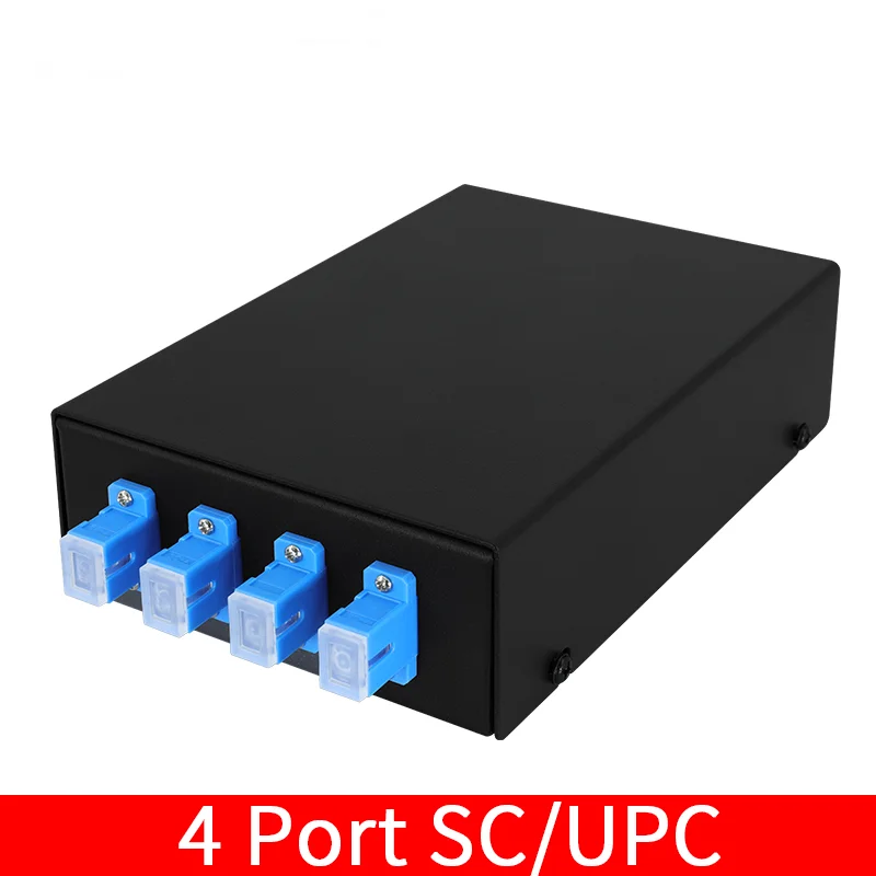 4 Port Fiber Patch Panel Desktop Pigtail Optical Fiber Terminal