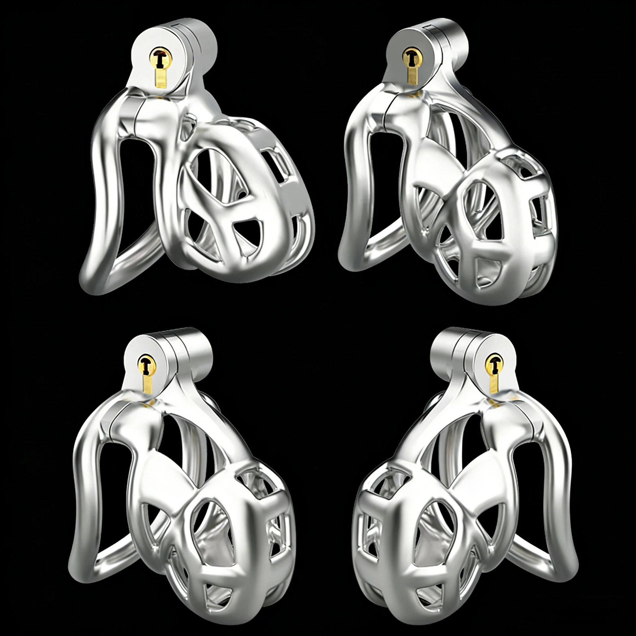 316 Stainless Steel Male Chastity Cage Secure Penis Exercise Device Discreet Cock Cage for Sissy & Femboy Men's Army