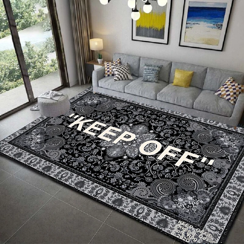 KEEP OFF Luxury Non-Slip Area Rug for Living Room,Bedroom,Playroom,Kitchen,Door,Prayer Floor Mat Home Decor Rug Gift Alfombra