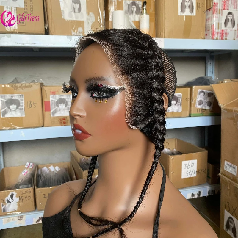 

Премиум 13x4 отбеленные узлы, кружевная фронтальная коса, 10-22 дюйма, наращивание человеческих волос от уха до уха, удобное покрытие головы