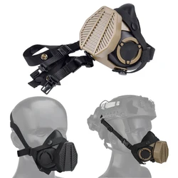 SOTR Mask Hunting Half-Mask HEPA Filtration Against Airborne Particulates Tactical Respirator Accessories