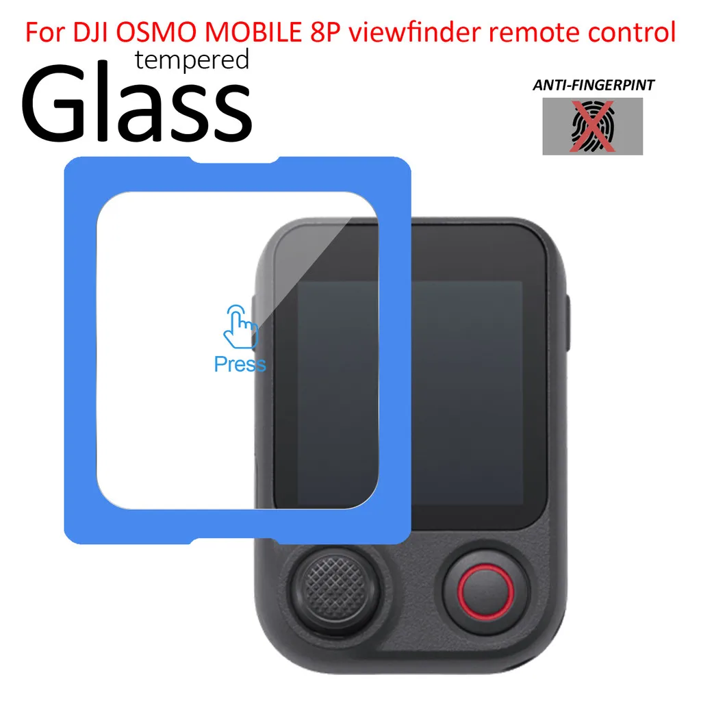 Auto-Alignment Tempered Glass For DJI OSMO MOBILE 8P Viewfinder Remote Control Screen Protector Easy Install Film seamless fit