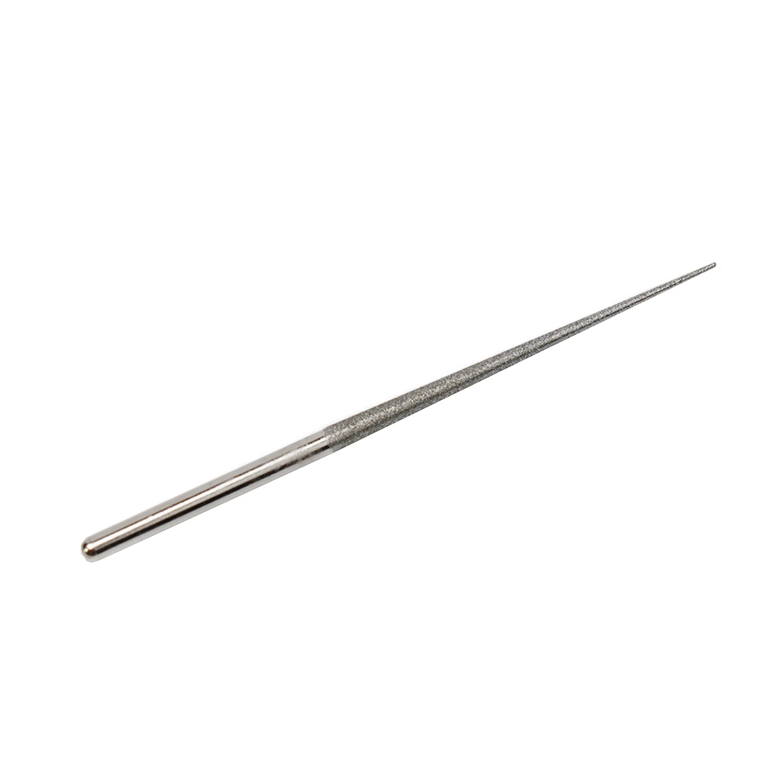 1pc Carving Needle 3mm Shank Grinding Rods Mini Drill Diamond Coated Cylindrical Flat Head Lengthened Burrs Engraving Drilling