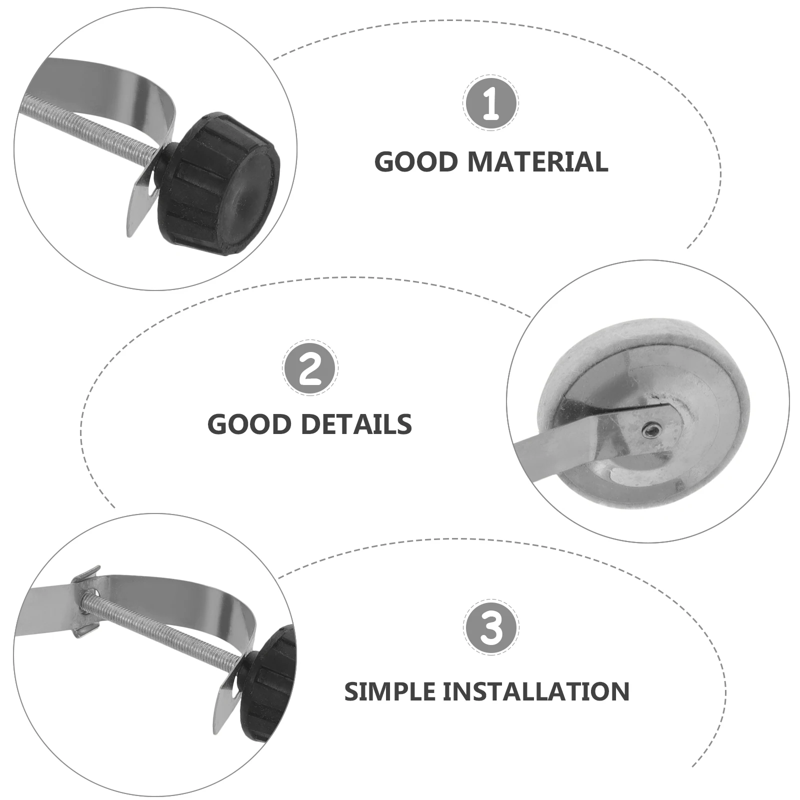 

Snare Drum Silencer Pad Dampener Accessories Mutes Tone Control Jazz Drum Mute Sound Reduction Felt Metal Material