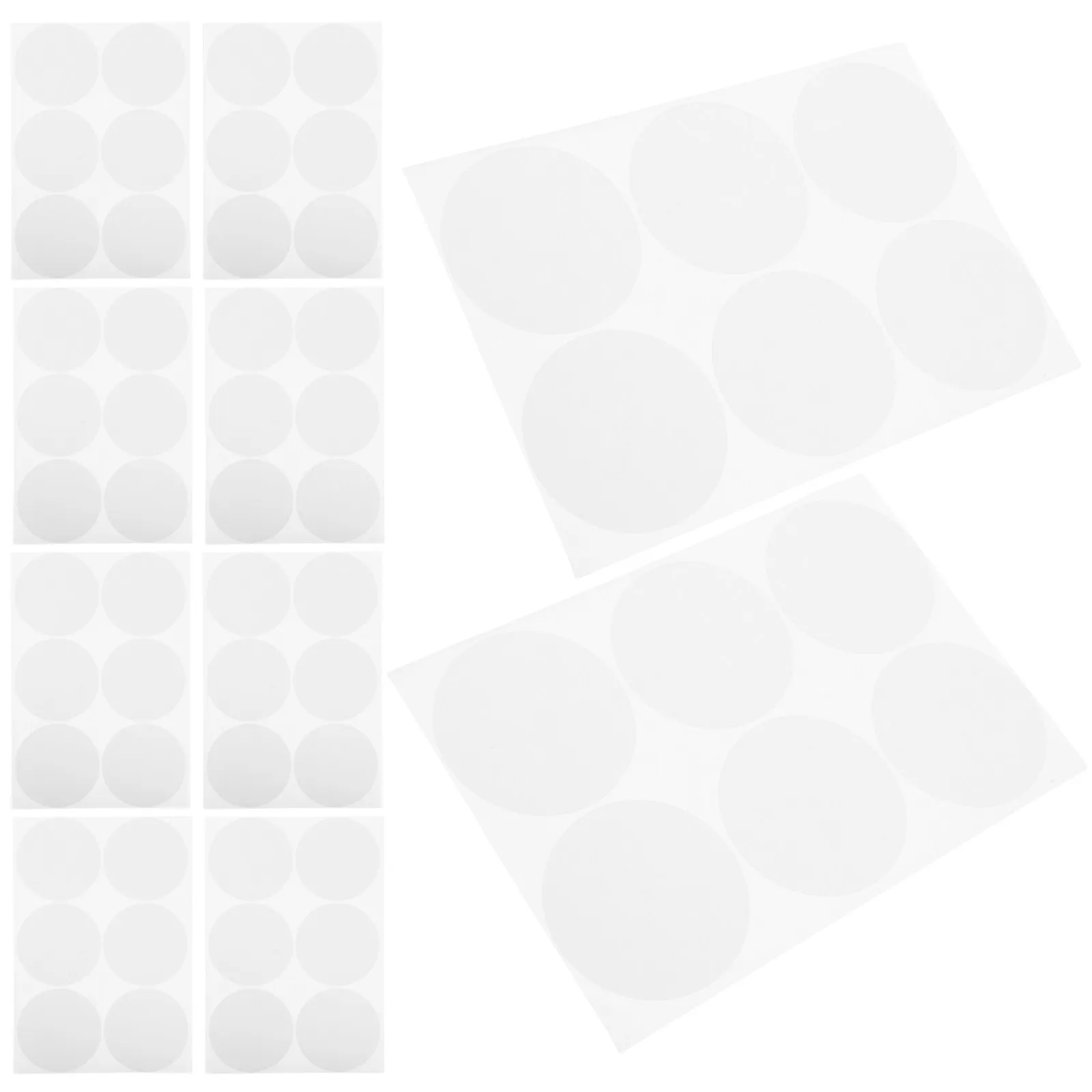 

50 листов белых круглых наклеек с возможностью письма, этикетки-точки, прочные клейкие, съемные, для хранения продуктов, офиса, школы, круглые этикетки