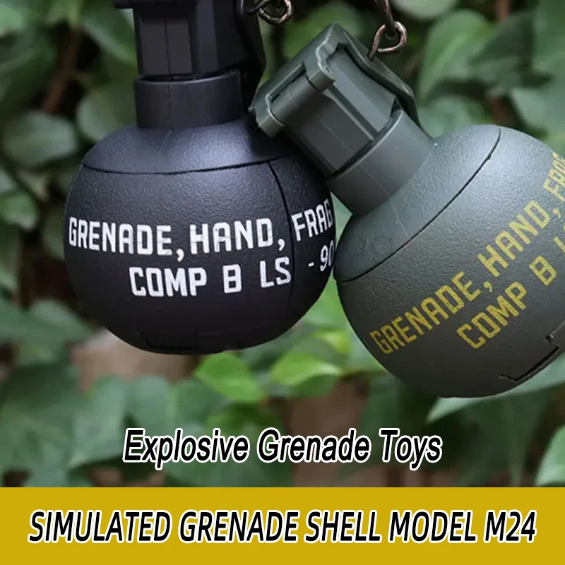 

Игрушечная граната kaevixdio M26a2 из нейлона, модель взрывной гранаты, модель гранаты для страйкбола, ударопрочная, многоразовая, для гелевых шариков