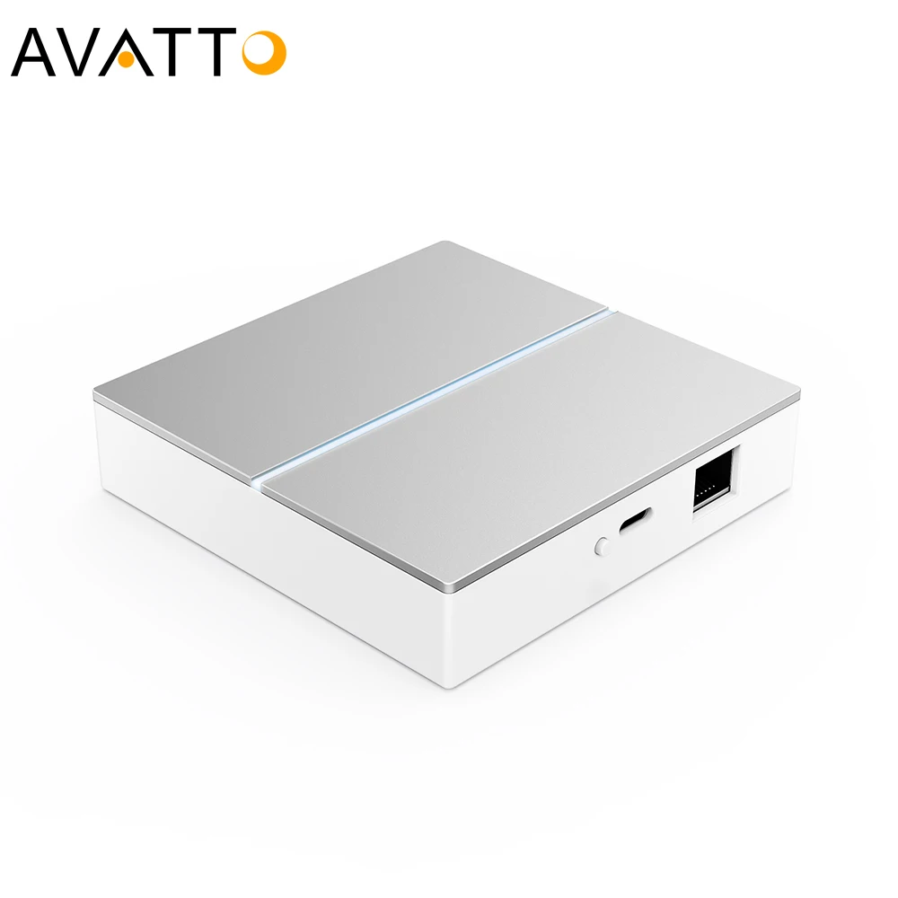 AVATTO Tuya ZigBee 3.0 Smart Hub，Wired Gateway Bridge with Device Migration Function Works with Smart Life APP Alexa Google Home