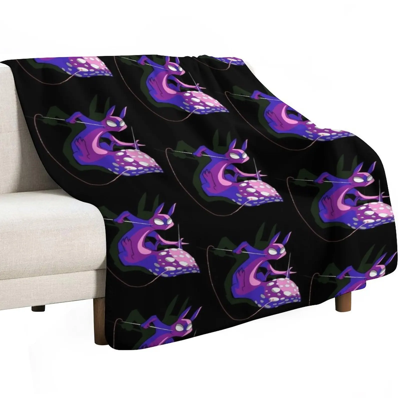 Rain World Downpour Slugcat Spearmaster Throw Blanket decorative for babies Extra Large Throw Flannel Fabric Blankets