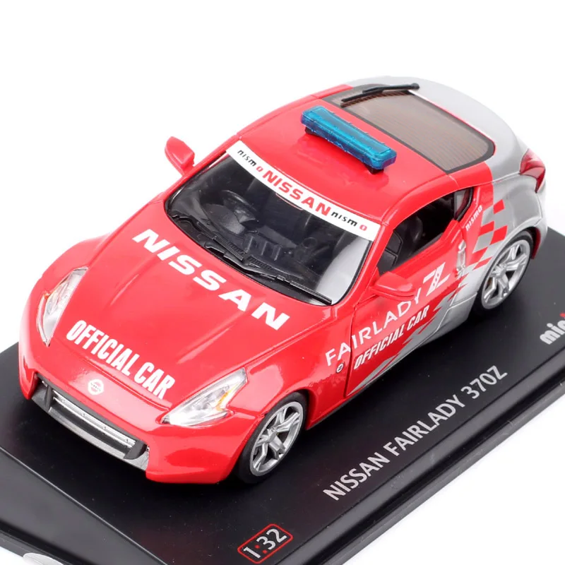 MiniArt 1:32 Scale Nissan Fairlady 370Z Official Pace Car Racing Nismo Diecasts & Toy Vehicles Model Toy Miniatures Hobby Gift